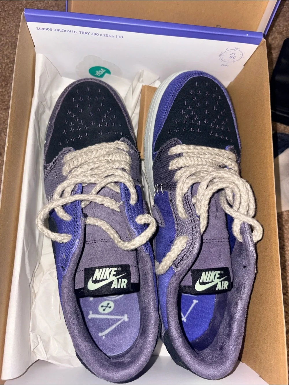Jordan branded shoe
